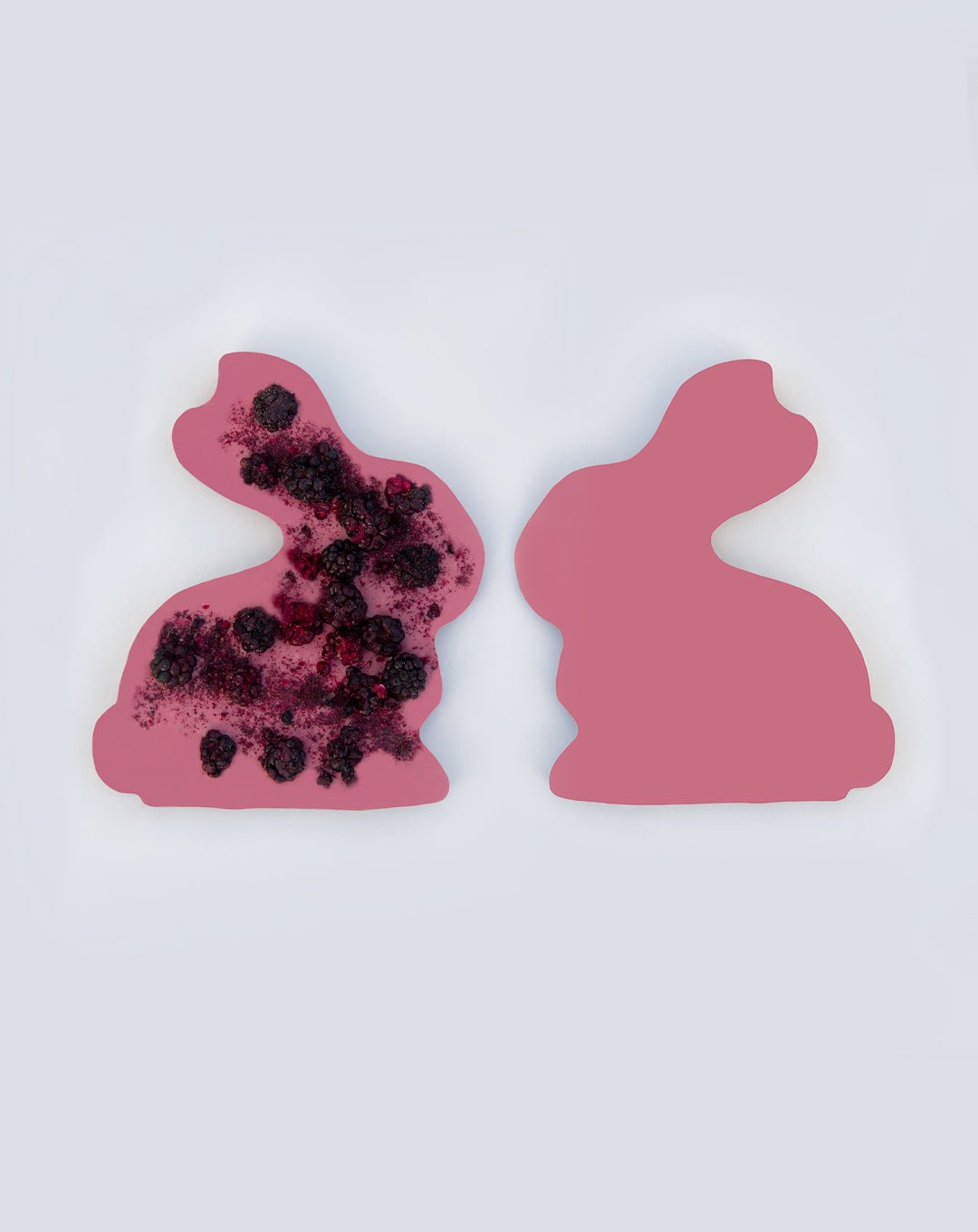 KSC Ruby Chocolate Easter Bunny with Blackberries – 85g 