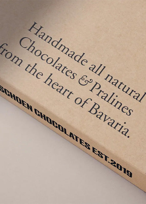 KILIAN SCHOEN CHOCOLATES: Nachhaltige Verpackung Banner